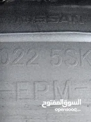  6 قشرة طمبون نيسان ليف 2018-2024  مستعمل اصلي ياباني بحالة ممتازه  لا يوجد ملاحظات لون ابيض لؤلؤي