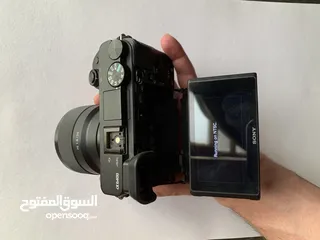  3 كاميرا سوني الفا   A6400  فول نظافة مع عدستين 50mm و 18-135mm