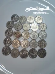  5 عملات فضه LIBERTY