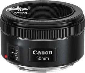  1 مطلوب عدسة Canon 50mm F1.8