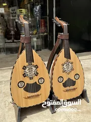  1 عود كلاسك مصري 3 قمرات مفاتيح ابنوس جديد كفاله جوهر موسيقى