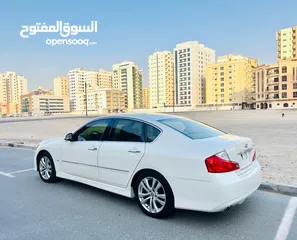  19 A Beautiful and Well Maintained INFINITI M35 WHITE 2008 GCC FULL OPTIONS
