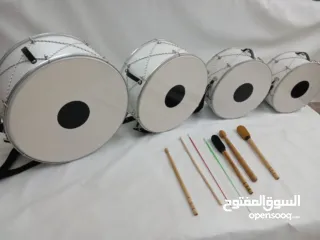  1 طبول للدبكات وزفات الاعراس شغل يدوي