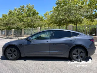  18 Tesla M3 standard plus 2021 شبه كلين