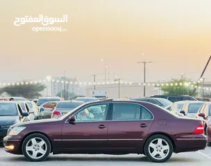  4 لكزس LS430 عنابي ثلاث ارباع