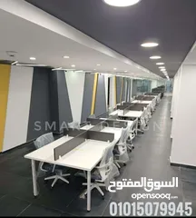  1 ورك استيشن - خلية عمل - بارتيشن partition‏_ مكاتب موظفين مكتب work stations- مجموعة مكاتب - اثاث مكت