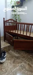  4 سرير اطفال خشب ثقييل ......