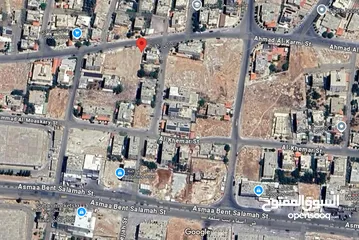  4 ارض للبيع في منطقه ابو علندا - سكنيه - مساحه 676 متر - شارع ضيف الله الحنيطي - خلف الخطيب مول