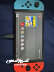  8 Nintendo switch OLED مع لعبة super mario maker 2