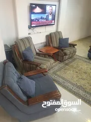  11 طقم كنب مورس عشر مقاعد تنتين ثلاثية وأربعة مفردة خشب زان تقيل بحالة جيدة