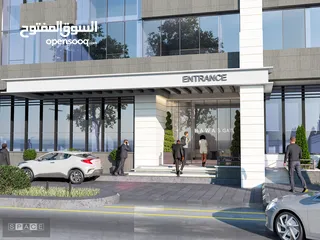  7 تملك مكتب بالطابق الرابع مع إطلالة شمالية شرقية بانورامية في Rawas Gate