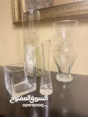  5 اطقم فازات زجاج