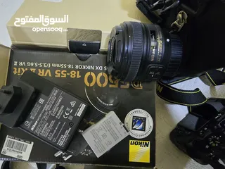  3 للبيع كاميرا نيكون دي 5500 مع كل مستلزماتها مع إضافات مجانية