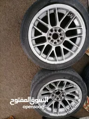  4 جنط قرن الغزال 17خمس براغي