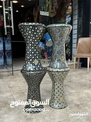  2 طبله مقاس 23 احترافي صدف ازرق كولتي عالي فقط ب 275 دينار