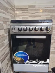  4 غاز جديد يونيون اير 4 عيون 55 سم ستيل (مستعمل اسبوعين)
