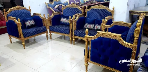  2 كنب ملكي فاخر خشب مصري حراج ركن السبعين