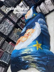  3 لحاف أطفال مع وجه مخده