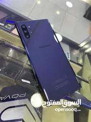  5 اخو الجديد Samsung Not 10 plas رام 16 جيجا 256 بدون كرتونه عربي شاحن الاصلي متوفر توصيل