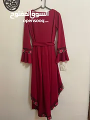  2 فستان احمر سهرة عرس حفلات