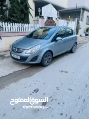  2 اوبل كورسا 2014 مطور 1400 جير عادي السياره جديده اصل برايفت