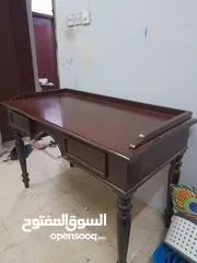  2 study table with drawer or iron stand