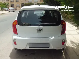 5 كيا بيكانتو 2013 أبيض للبيع نقدا أو تقسيط