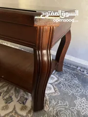  1 طاولة وسط خشبية
