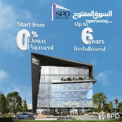  5 امتلك وحدتك الإداريه مساحة 80 متر في قلب التجمع الخامس في مشروع SPD Business Complex