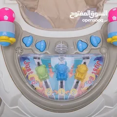  4 عرباية تعليم المشي  hometoys بحلتها الجديدة تابلو مثير جداً للطفل 3D واضاءة وموسيقى خيالية