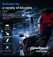  22 سماعات خوذة للدراجات النارية / ويتوفر أيضاً وحدة تحكم خاصة للسماعات