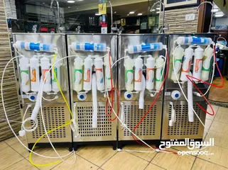  8 مبرد ماء عامودي ستانلس ستيل 304مع فلتر RO