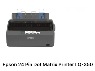  3 Epson 24 Pin Dot Matrix Printer LQ-350