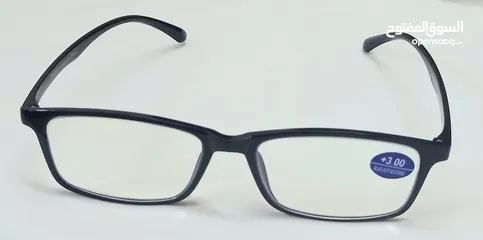  5 نظارات قراءة جاهزة مزودة بمادة Blue     نظارات قراءة جاهزة