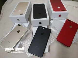  1 ايفون 7 بلس الاصلي جيجا 32 و 128  بطاريات مشكل أغراضة الأصلية متوفر توصيل