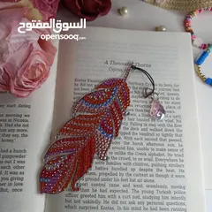  5 مراية كف وفواصل كتب بالخرز