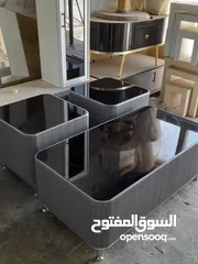  17 طاولات وسط خشب ودهان الون اختياري حسب الطلب تفصيل جميع المقاسات ديكور شاشه جميع المقاسات