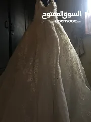  3 للبيع فستان زفاف مع الطرحه