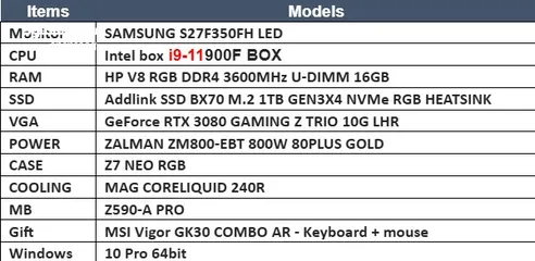 2 MSI GAMING DESKTOP