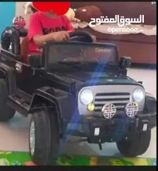  4 سيارة اطفال  من نوع جيب