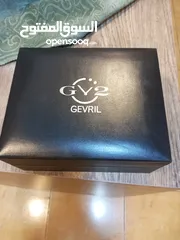  4 ساعة Gevril نسائية السويسرية – الموديل 11712-525 ساعة فاخرة.. طليه ذهب .. و مرصعه بلالماس الطبيعي
