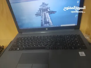  5 لابتوب hp اي فايف الجيل العاشر شبه جديد فقط 750 شيكل
