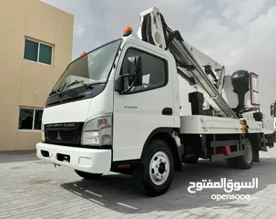 1 For sale Mitsubishi canter fuso model 2013 with oil & steel 2112 smart snake manlift 21 meter