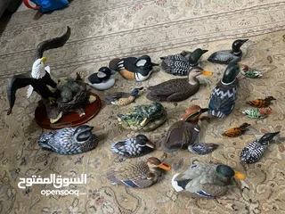  14 تحف لطيور كندية - مجموعة 20 قطعة - تم شراءها من كندا