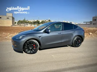  24 TESLA MODEL Y STANDERD PLUS  2021فحص توب نظافه ممشى قليل