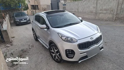  16 كيا سبورتج جتي لاين 2016ماتور2000ديزل فلل اضافات مع فتحة سقف بنوراما  بسعر حررررق كاش دهان شركة