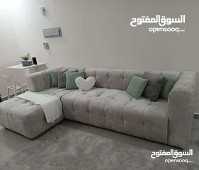  6 Modern design L shape sofa