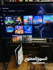  8 Playstation 5 Slim Blueray  بلاستيشن 5 سلم