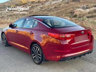  4 كيا اوبتيما بنزين 2014 فل بانوراما فحص كامل وارد الشركة بحالة الوكالة