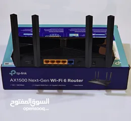  4 راوتر tp-link واي فاي مستعمل قليل